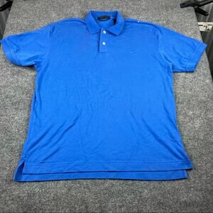 Vintage Alexander Julian Colours Large Men’s Polo 100% Cotton Short Sleeve blue
